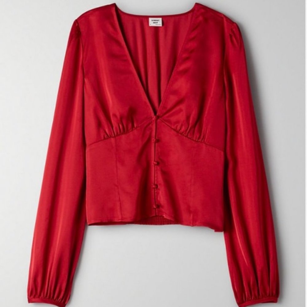 Sunday Best Tatiana Blouse Red Size 4